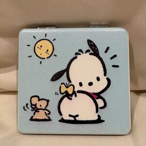 Sanrio Pochacco & Choppy Compact Mirror Pocket Mirror Makeup Cosmetic Mirror NEW